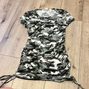 Butterfly body con dress